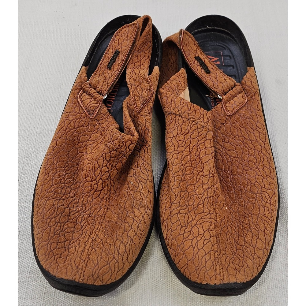 Arcopedico Textured Lytech Slingback Comfort Sandals Tan‎ Brown Womens Size 40